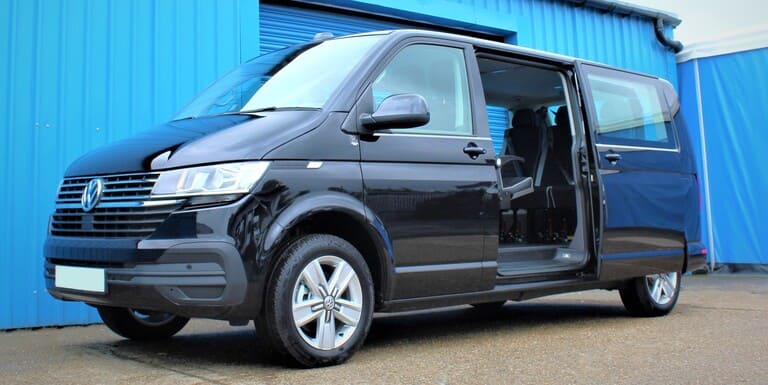 Adapted minibuses as used by nursing homes